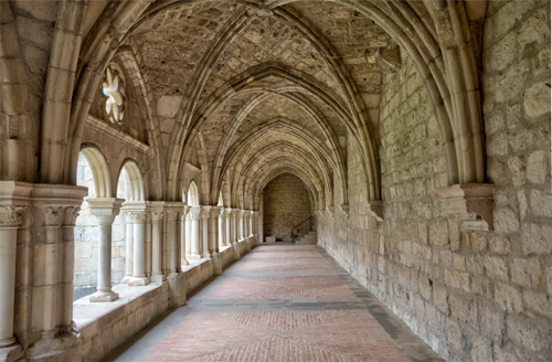 Galería norte del claustro de Irantzu